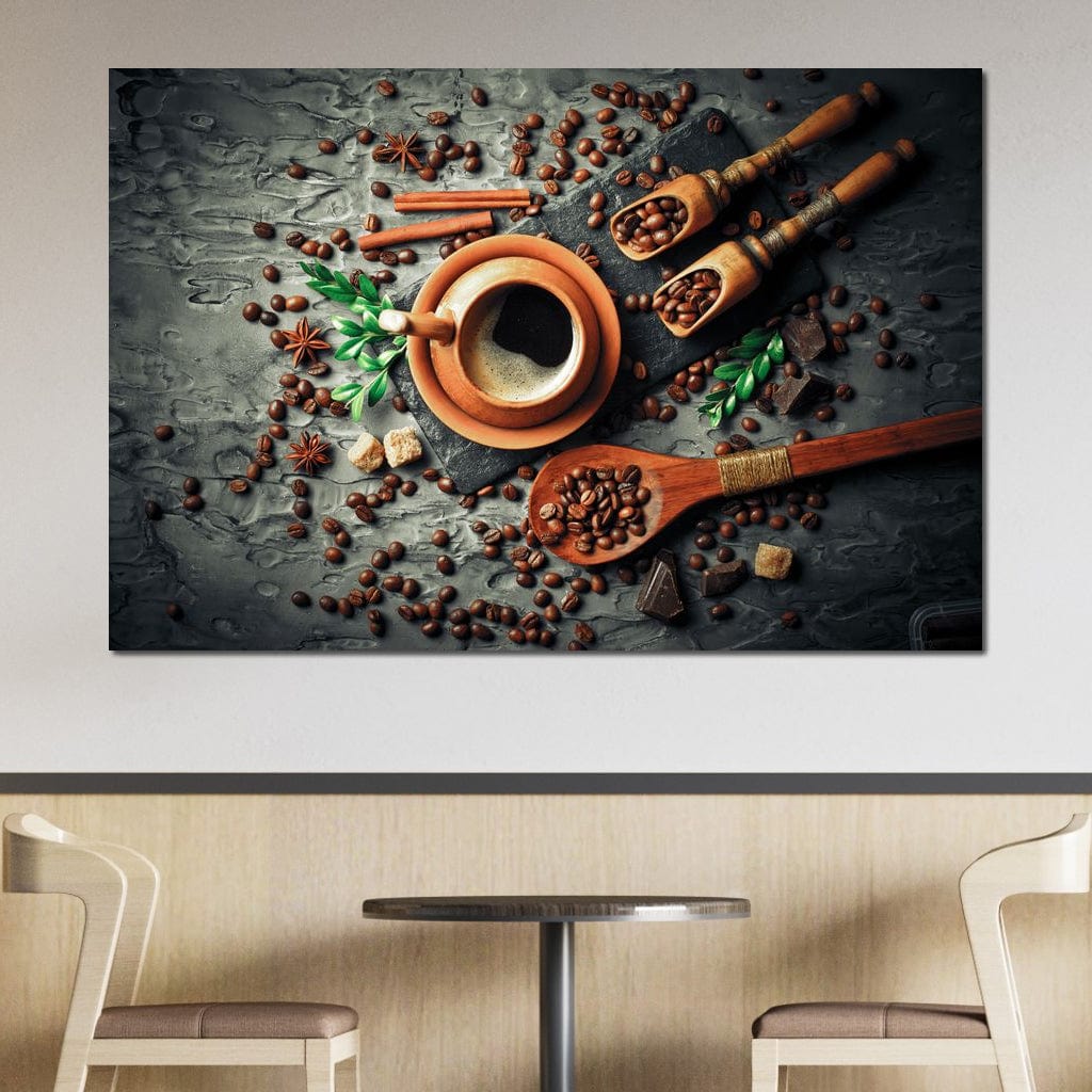 Coffee Aficionado Canvas Wall Art