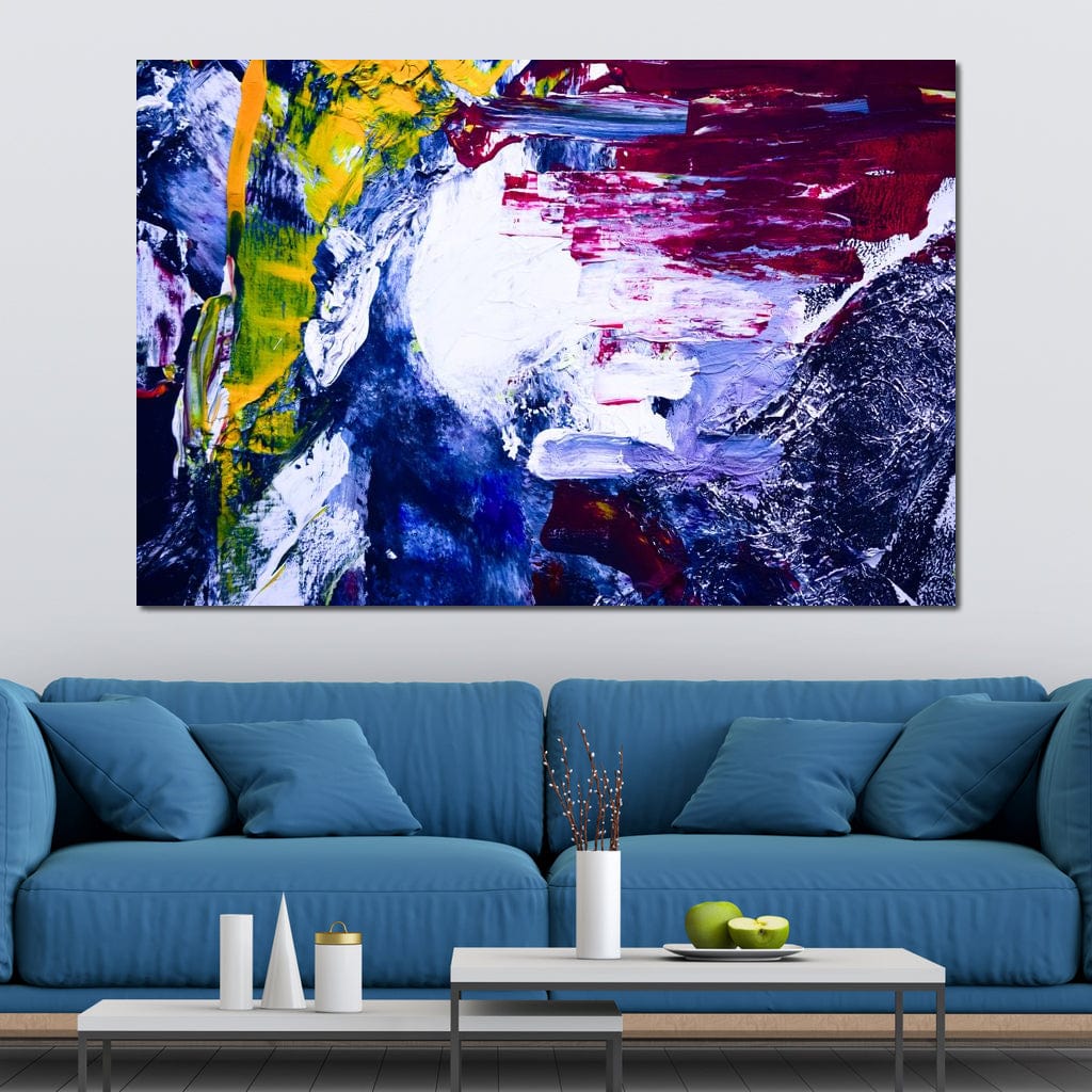 Abstract Sea Splash Canvas Wall Art