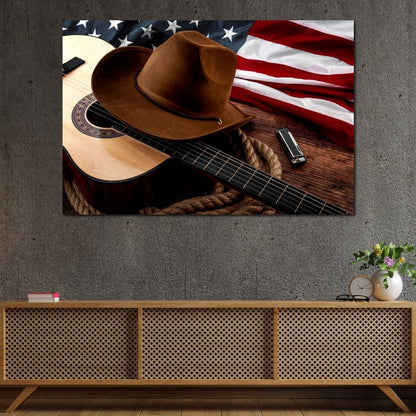 Country Music Canvas Wall Art