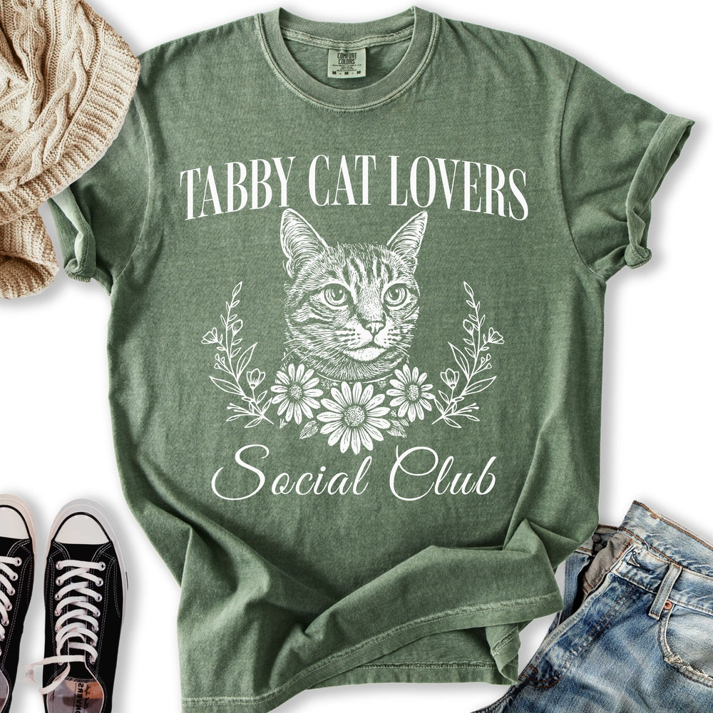 Tabby Cat Social Club Relaxed Tee