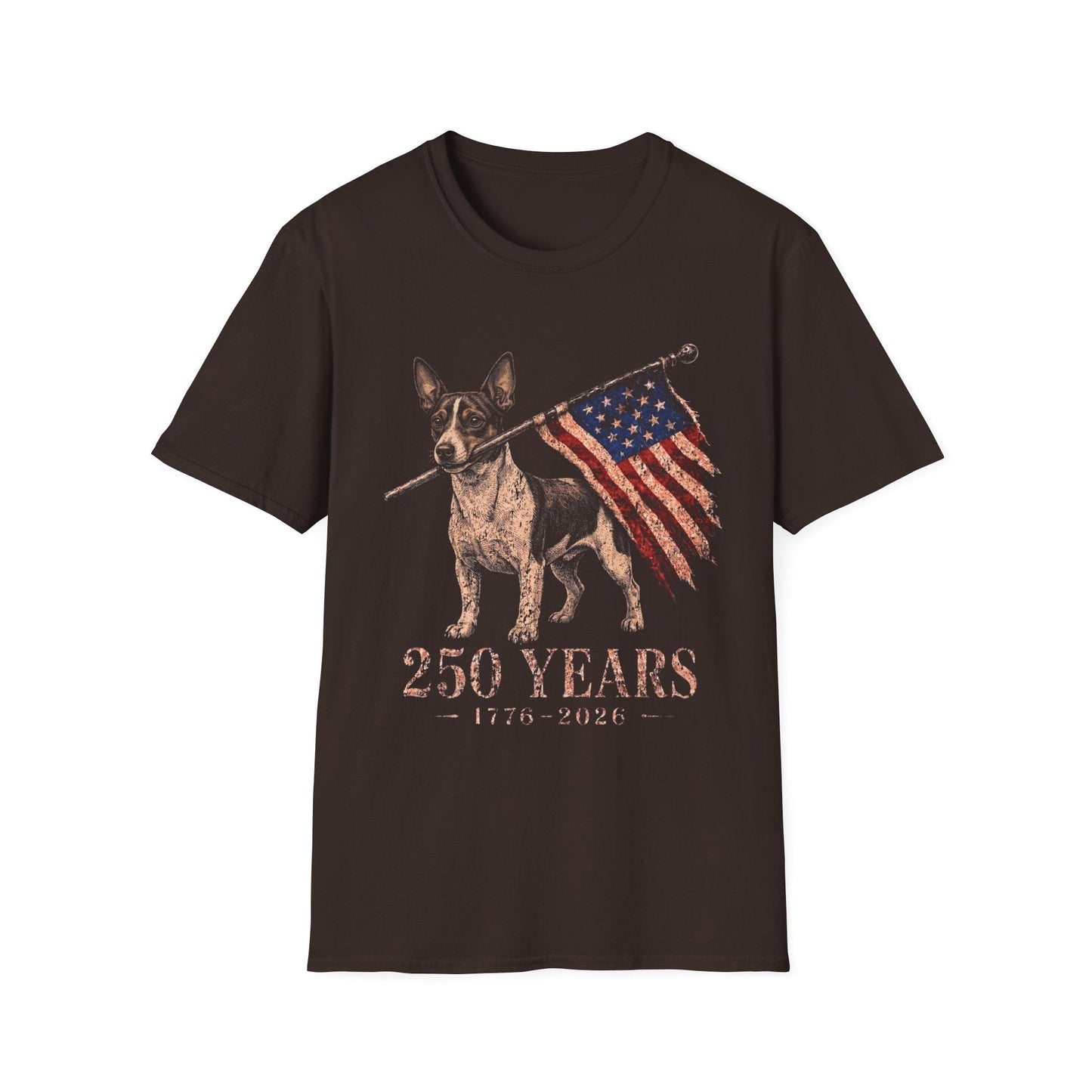 Rat Terrier USA 250 Years Tee