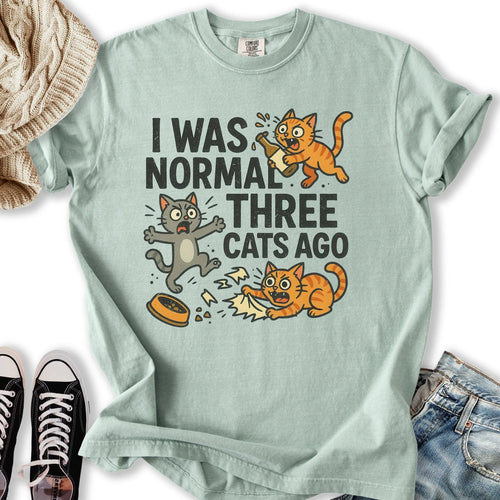 I was Normal Wild Cat Relaxed Tee