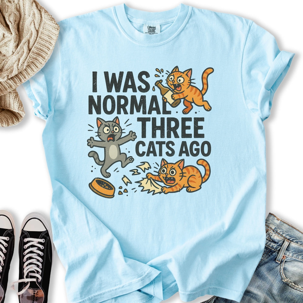 I was Normal Wild Cat Relaxed Tee