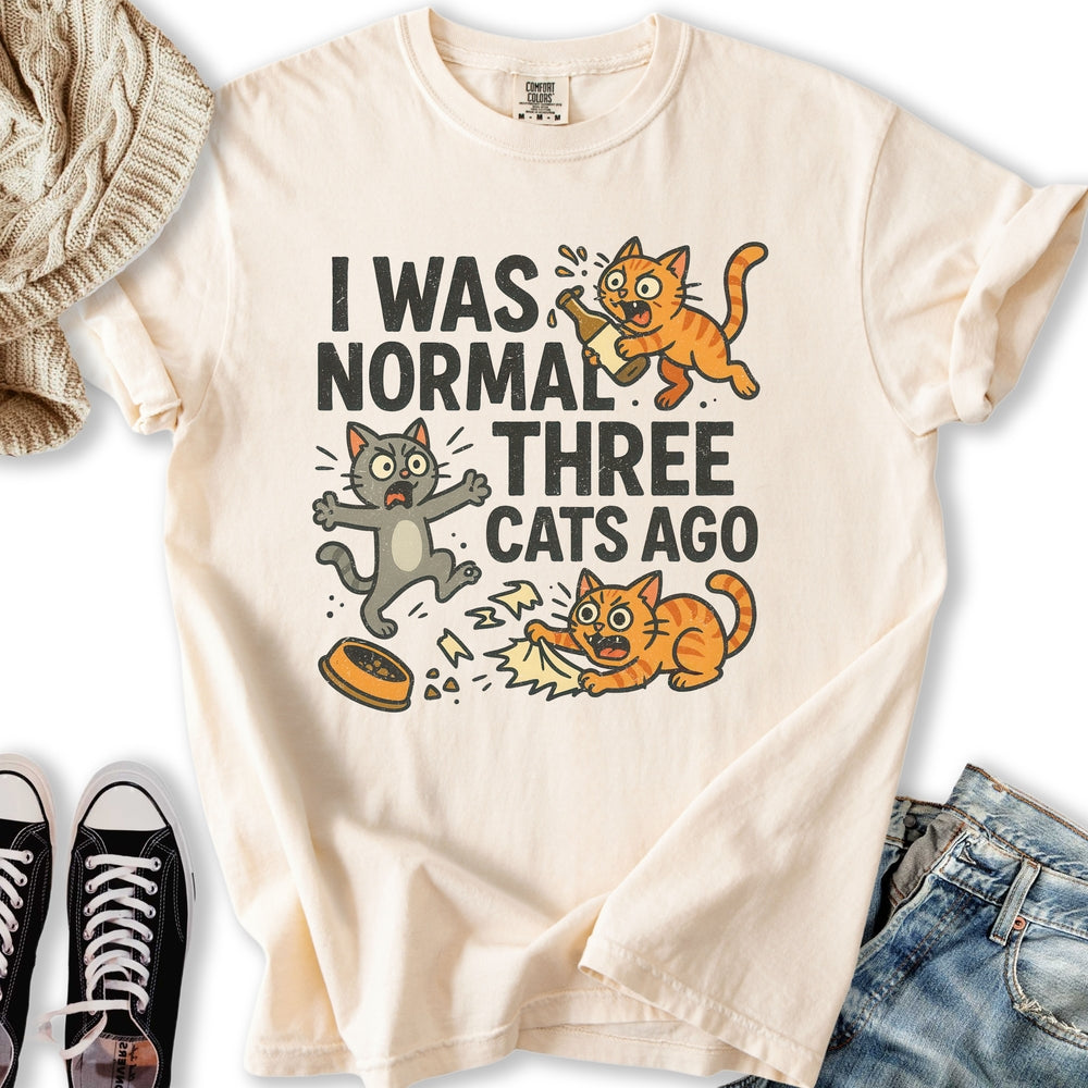 I was Normal Wild Cat Relaxed Tee