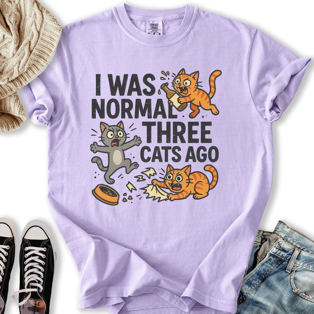 I was Normal Wild Cat Relaxed Tee