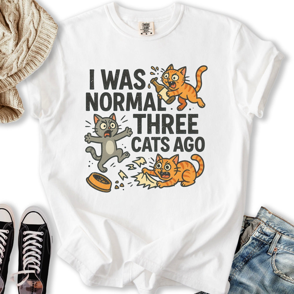I was Normal Wild Cat Relaxed Tee