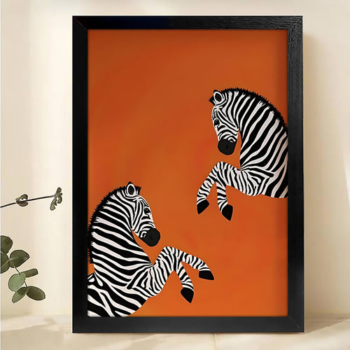 W179 Natural Wood Canvas – Abstract Art | Perfect for Living Room & Office