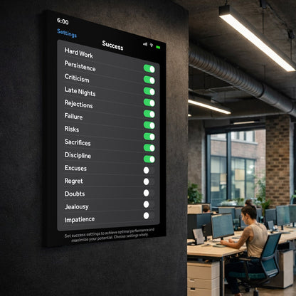 Setting For Success Wall Art