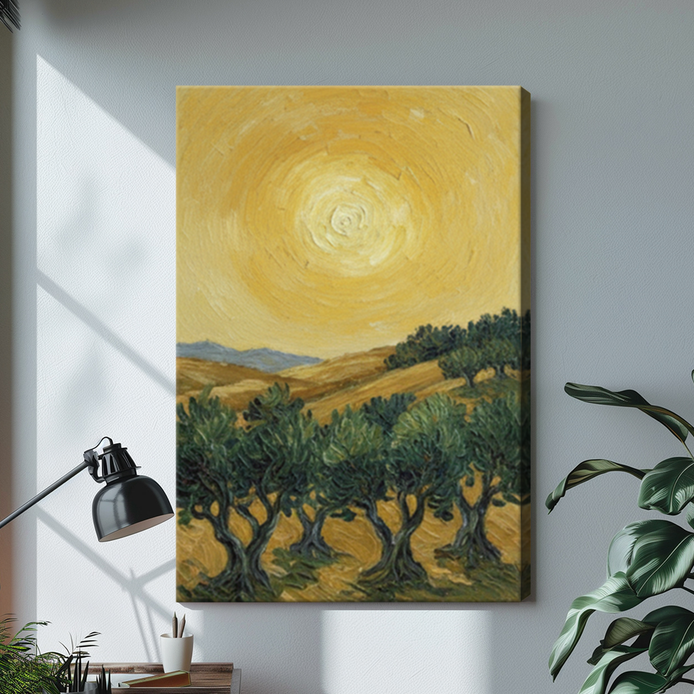 Van Gogh Style Olive Trees Canvas Wall A Wall Art