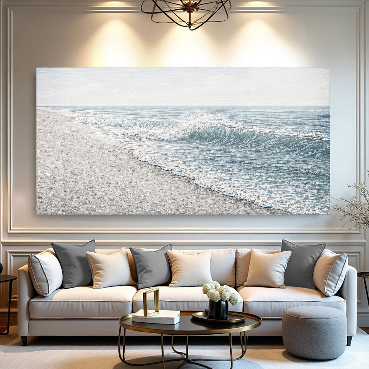 Abstract Beach Shore Wall Art II