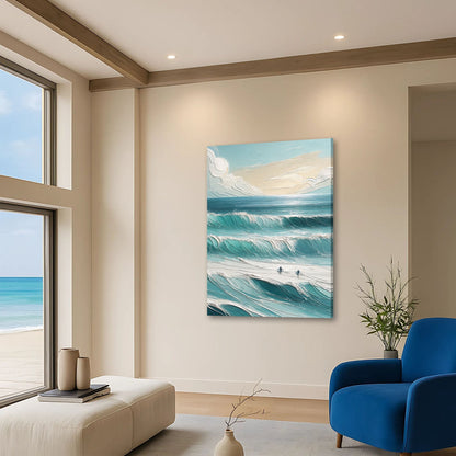 Whispers of the Sea Abstract Wall Art