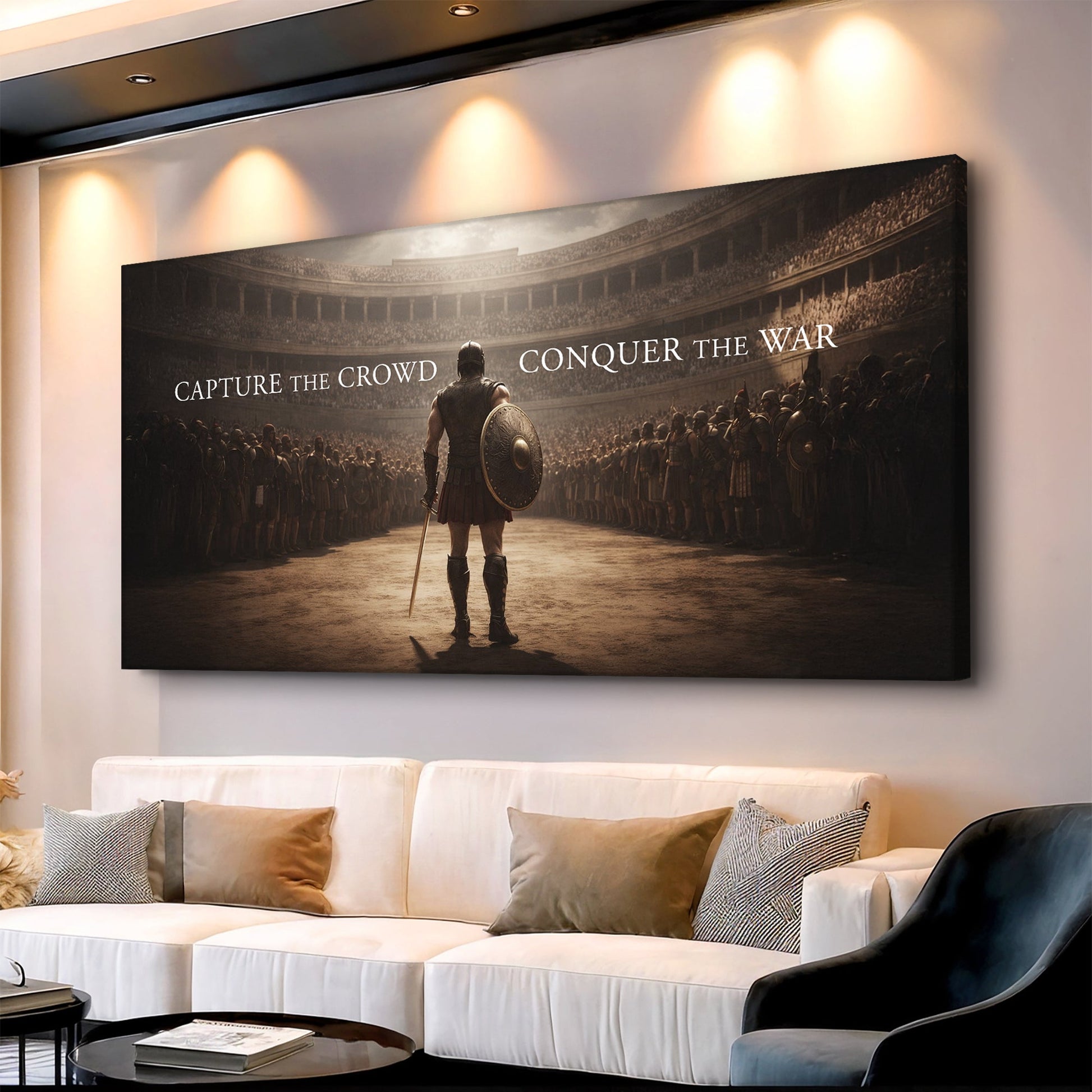 Capture The Crowd Conquer The War Wall Sign