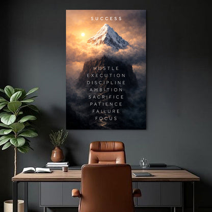 Success Peak Wall Sign
