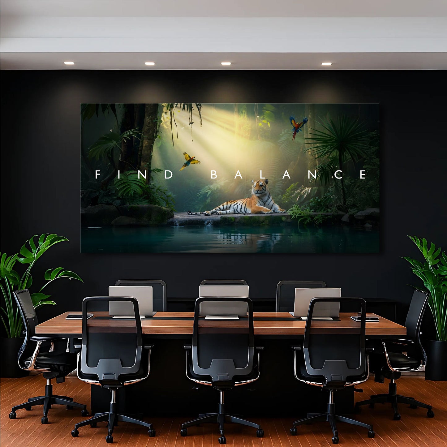 Find Balance Motivational Wall Sign