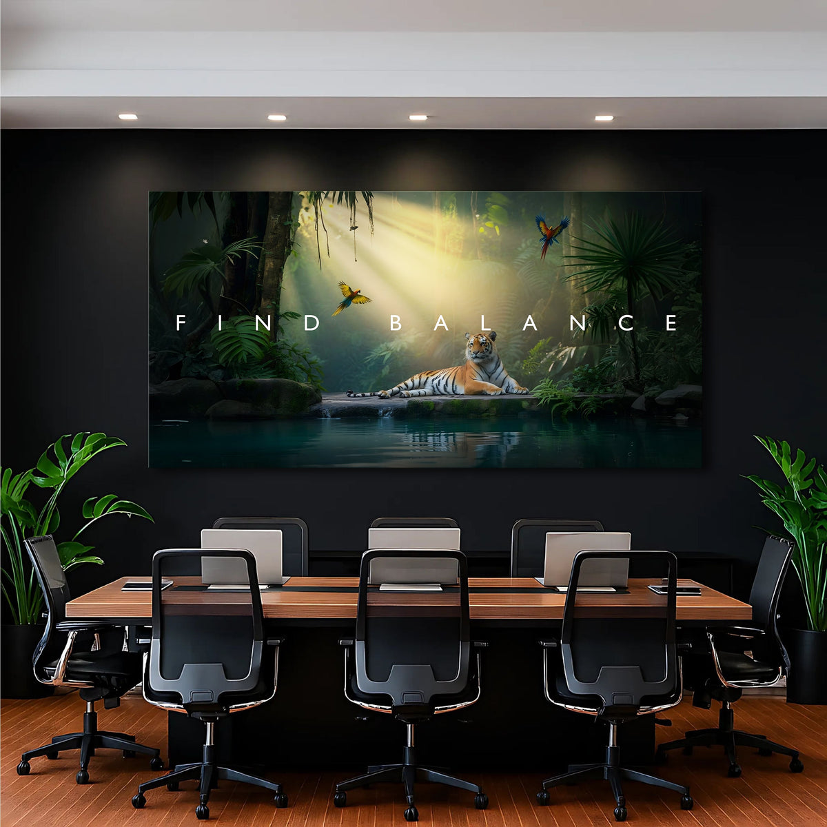 Find Balance Motivational Wall Sign