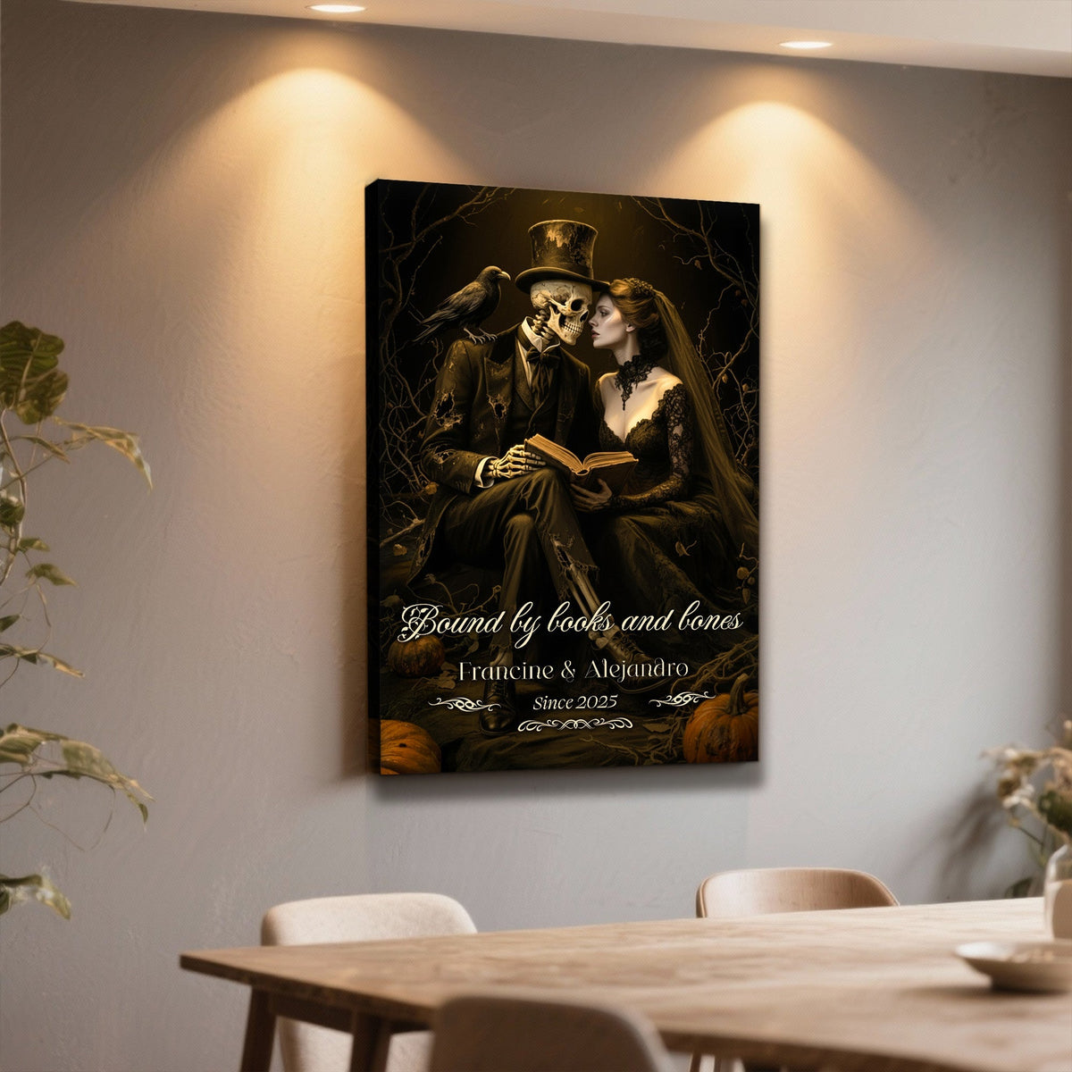 Book Lovers Halloween Wall Sign