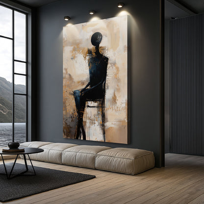 The Waiting Figure Abstract Wall Art