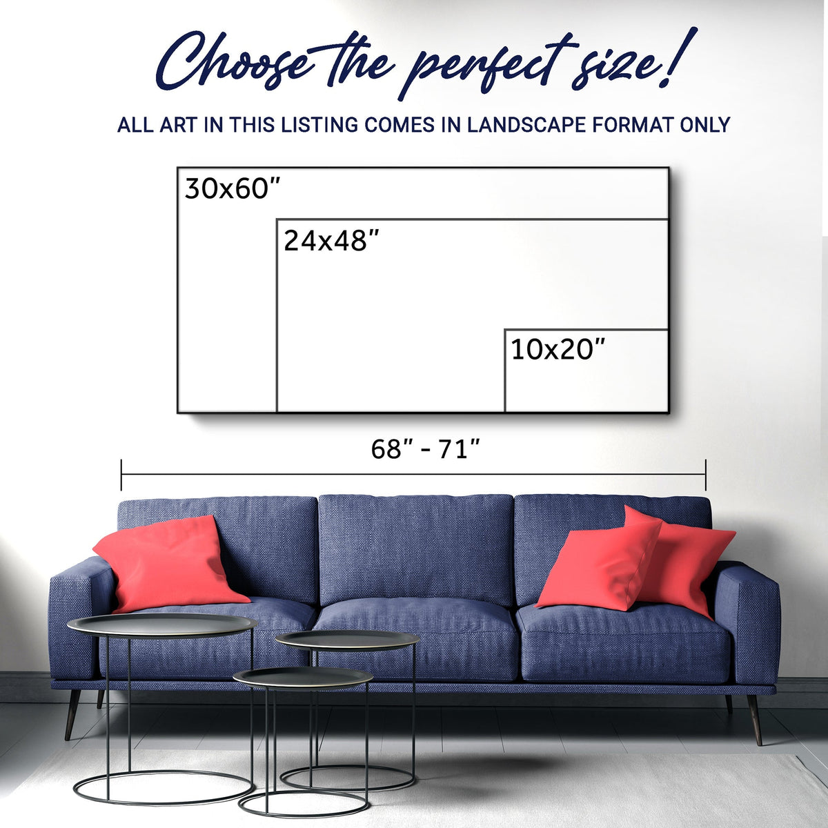 Bar Sign - 48"x24", Style 2 - canvas
