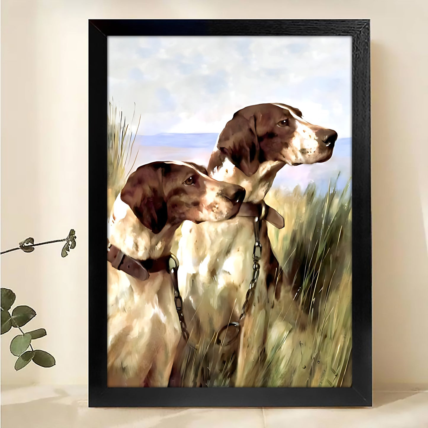 W368 Natural Wood Canvas – Abstract Art | Perfect for Living Room & Office