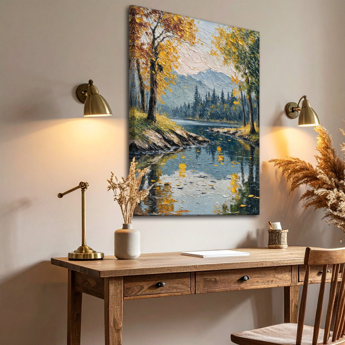 Whispers of Autumn Abstract Wall Art