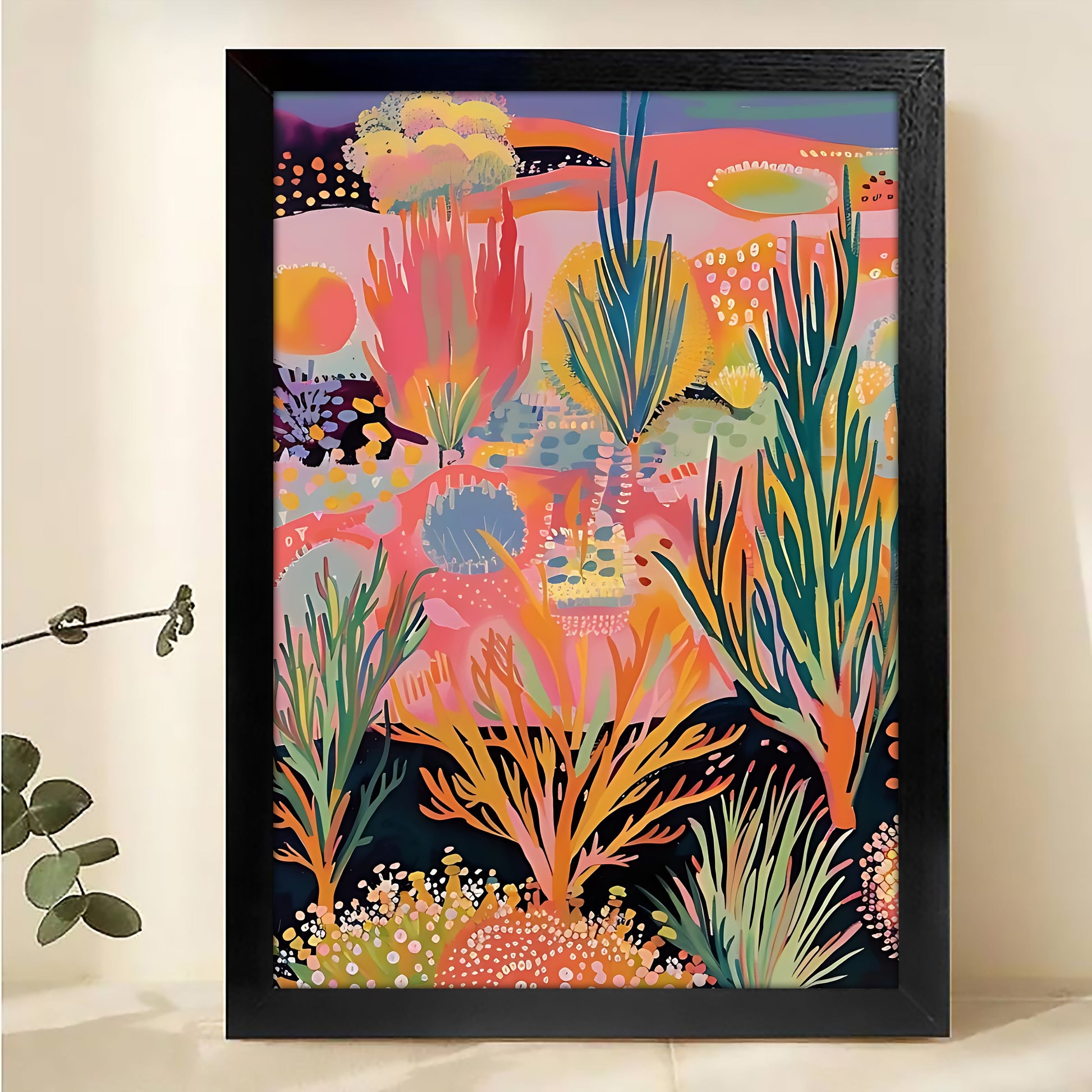 W386 Natural Wood Grain Canvas Decorative Painting – Abstract Art | Ideal for Living Rooms and Offices