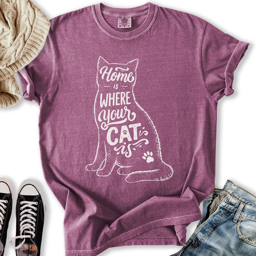 Where Your Cat Is Relaxed Tee