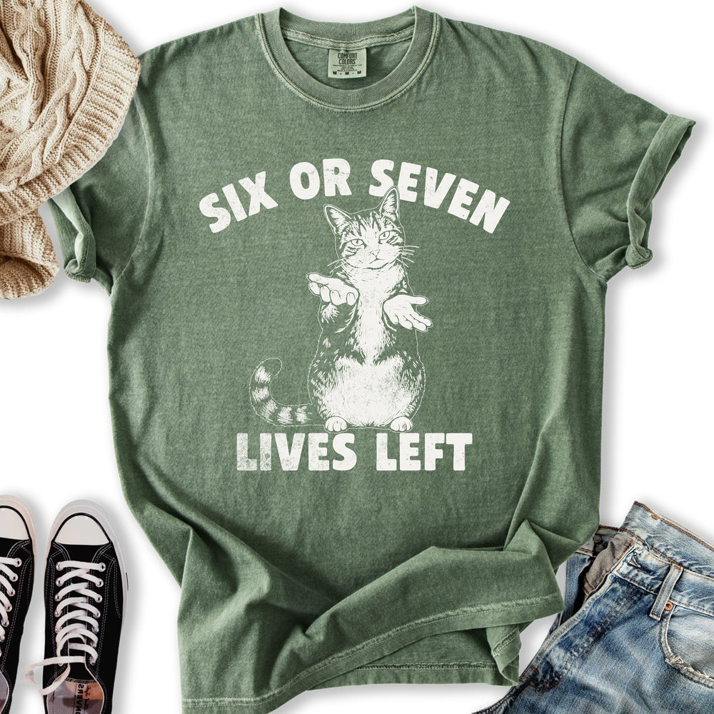 Six Or Seven Lives Relaxed Tee