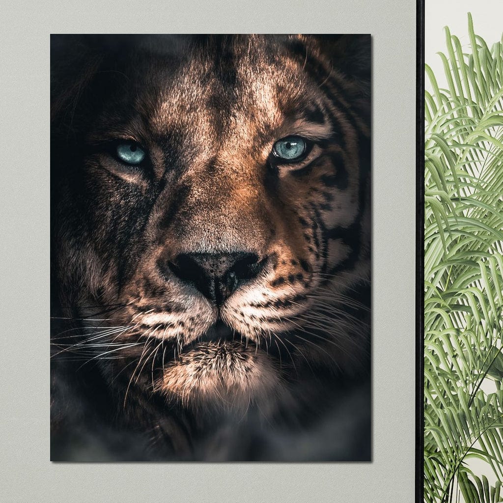 Lion Tiger Canvas Wall Art