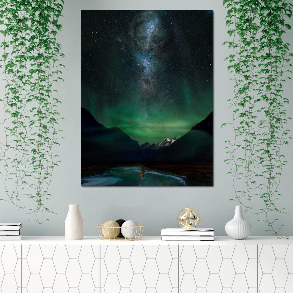 Odin Viking Funeral Boat - KitConcepts Canvas Wall Art