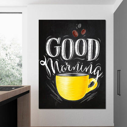 Good Morning Canvas Wall Art