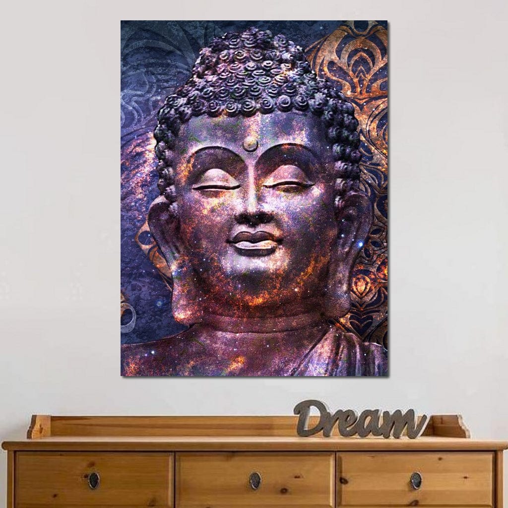 Blue Buddha Canvas Wall Art