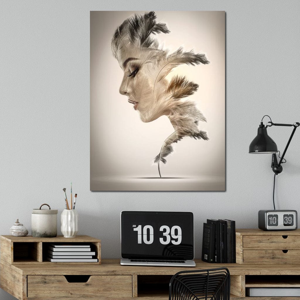 Feathers Canvas Wall Art
