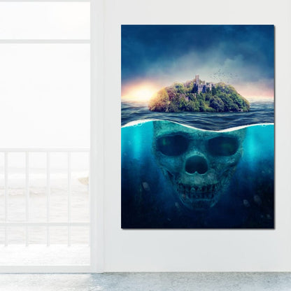 Skull Island Canvas Wall Art