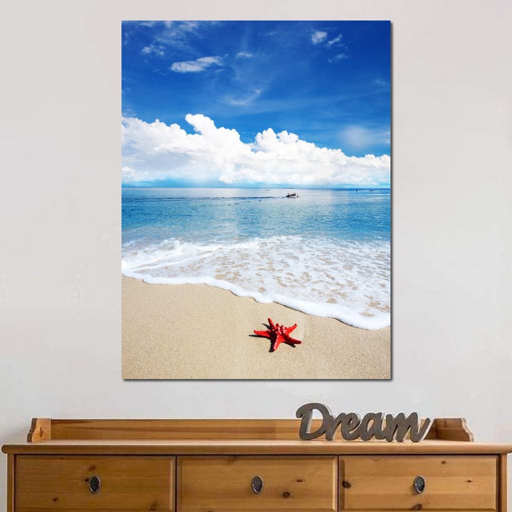 Caribbean Beach Canvas Wall Art