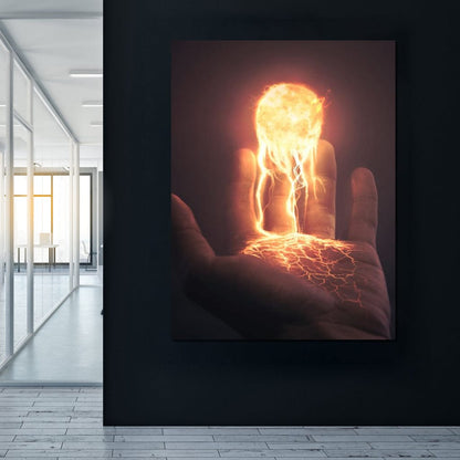 Holding the Sun Canvas Wall Art