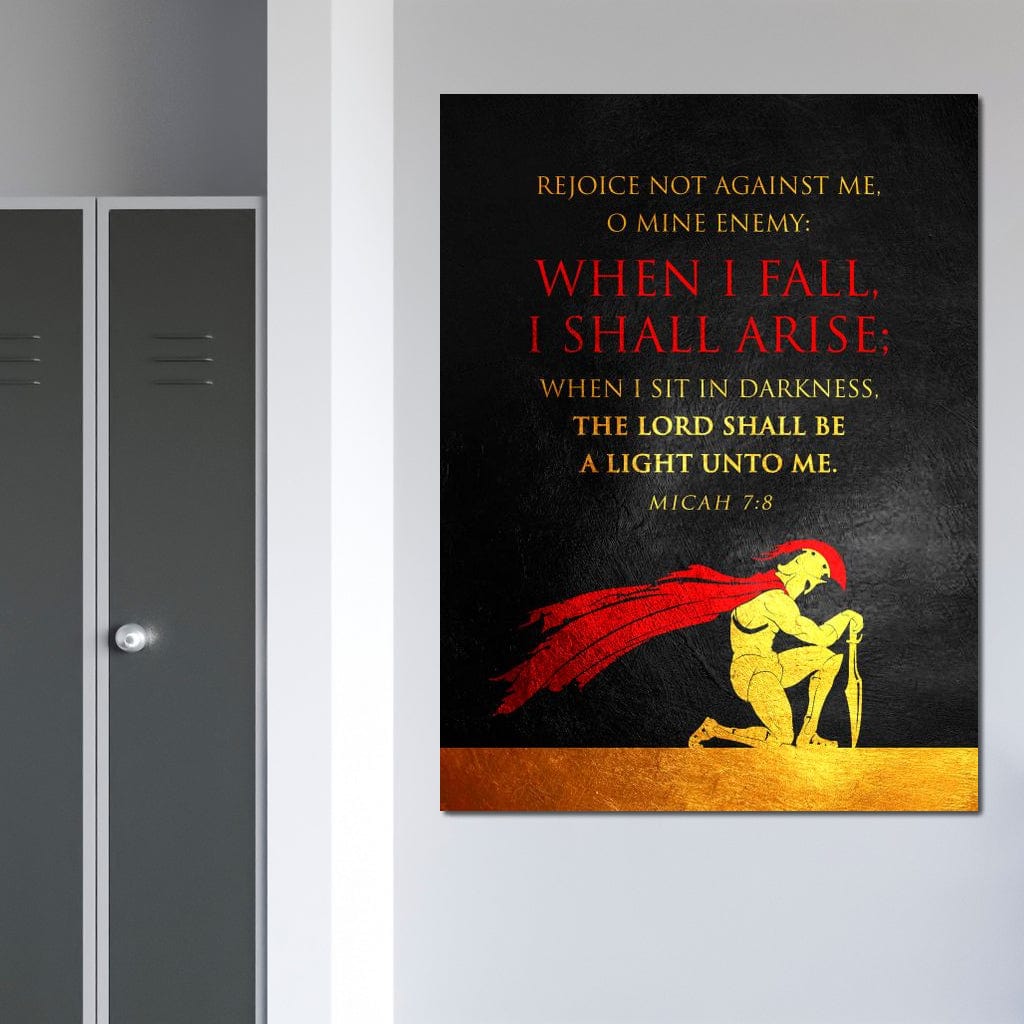 Micah 7:8 Canvas Wall Art
