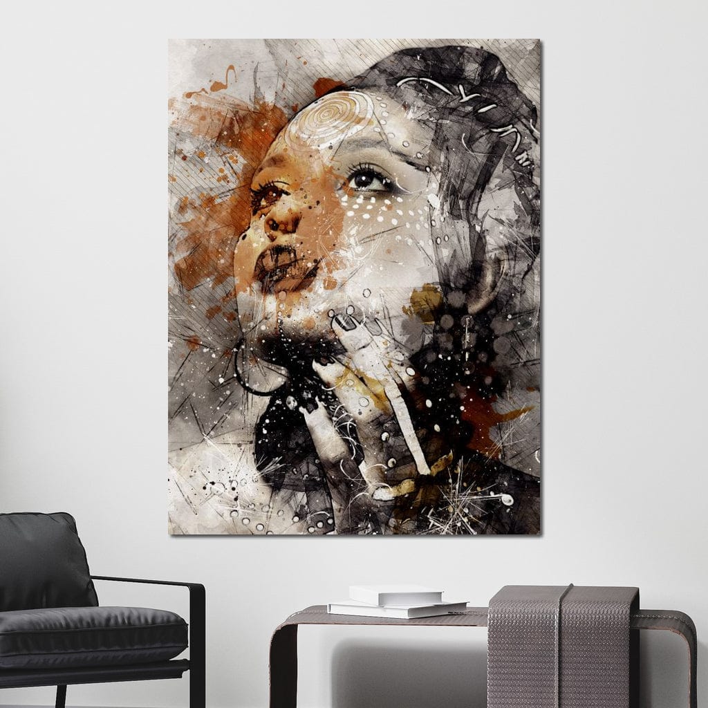 Woman Portrait Canvas Wall Art