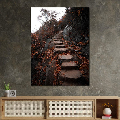 Autumn Path Canvas Wall Art