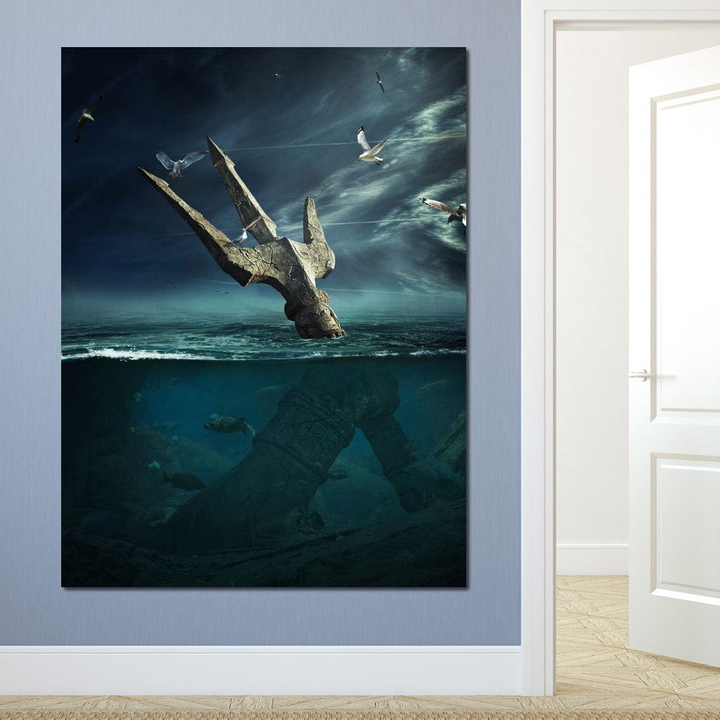 Last Hope - Poseidon Canvas Wall Art