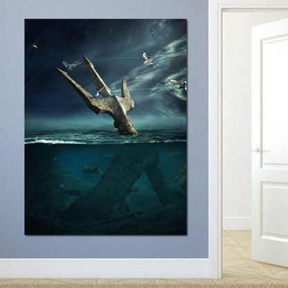Last Hope - Poseidon Canvas Wall Art