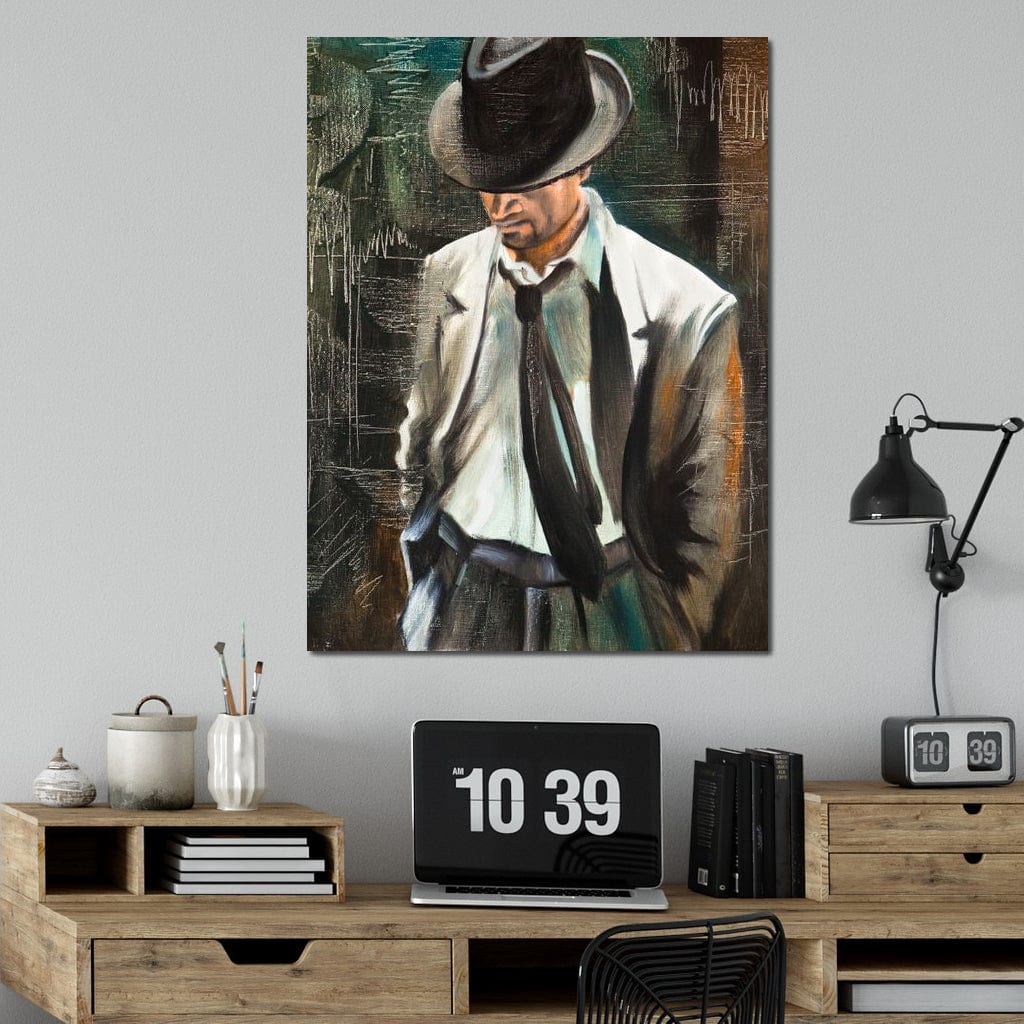 Stylish Man Canvas Wall Art