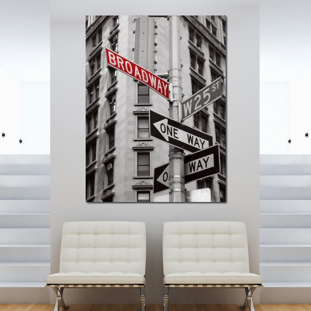 Broadway Canvas Wall Art