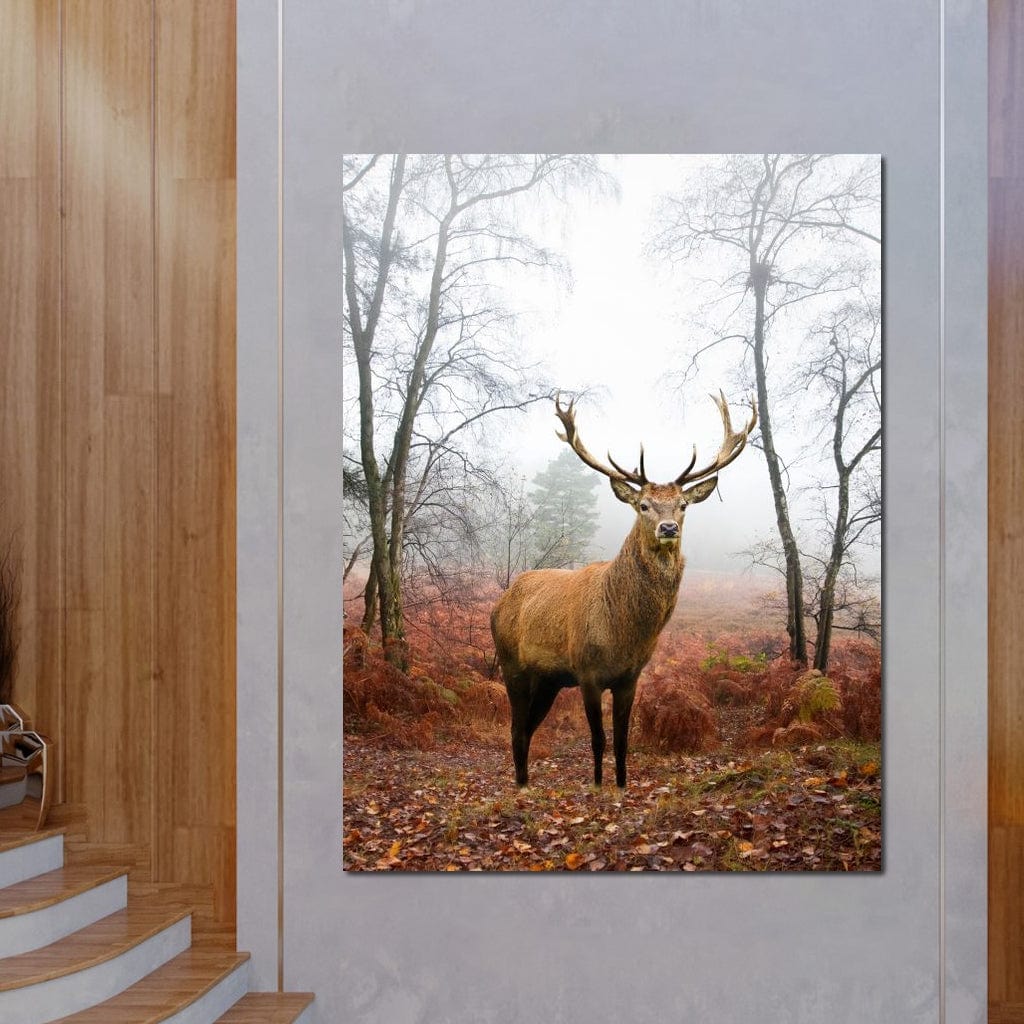 Red Deer Stag Canvas Wall Art