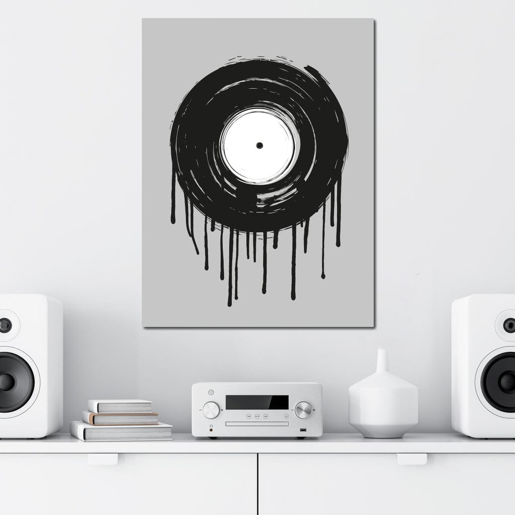 Vinyl Dripping Canvas Wall Art