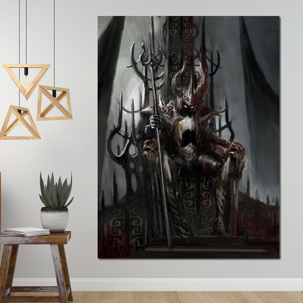 Death Knight Canvas Wall Art
