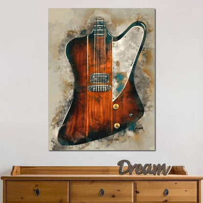 Eric Clapton's Electric Guitar Canvas Wall Art