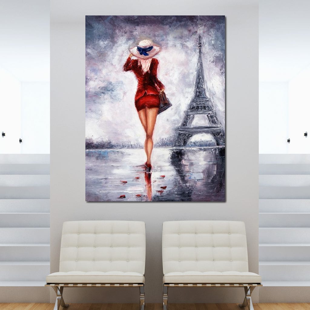 Looking for Love in Paris Canvas Wall Art