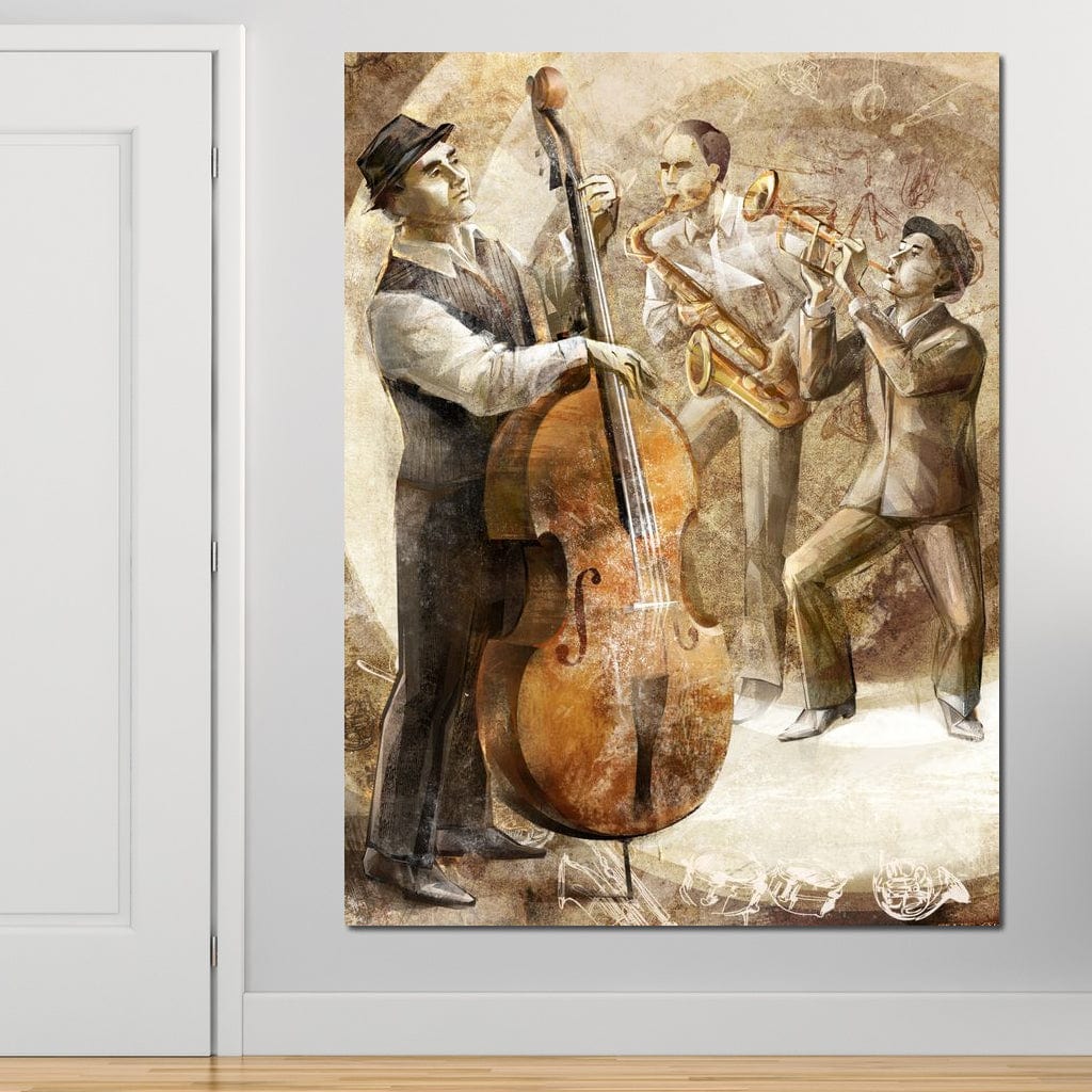 Jazz Band Canvas Wall Art