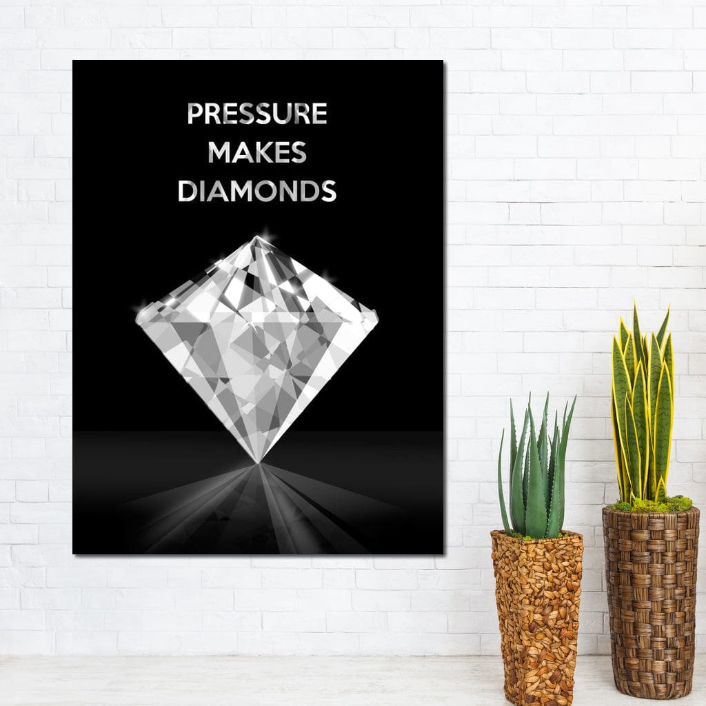 Pressure Makes Diamonds Canvas Wall Art