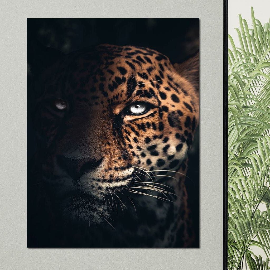 Jaguar Half Canvas Wall Art